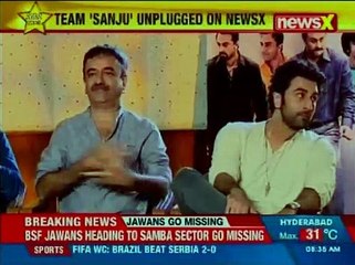 Two days before 'Sanju' hits the screen, team 'Sanju' unplugged on NewsX