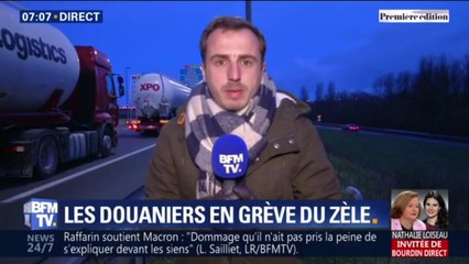 Download Video: Les douaniers français sont en grève du zèle pour montrer 