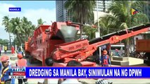 Dredging sa Manila Bay, sinimulan na ng DPWH