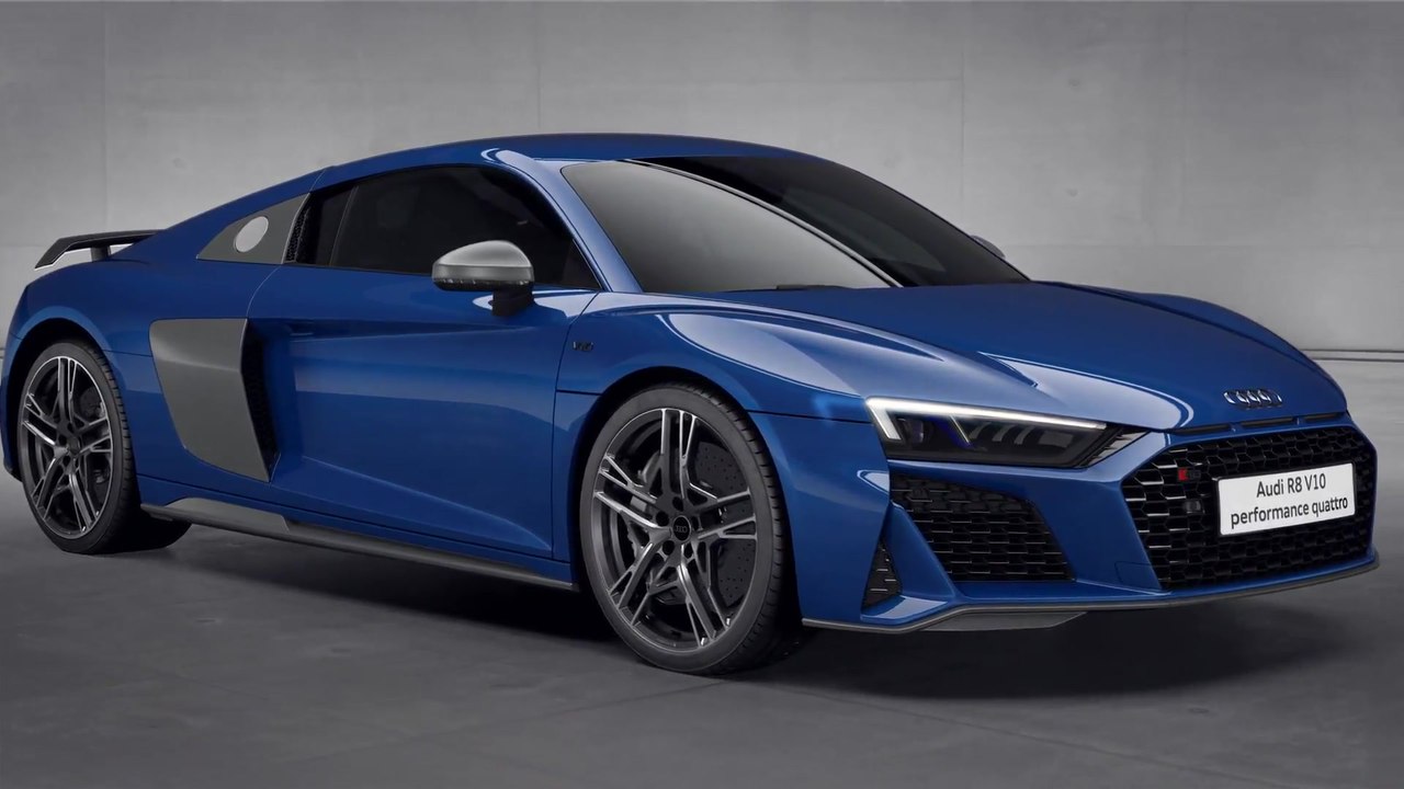 Audi R8 V10 performance quattro Antriebsstrang Animation