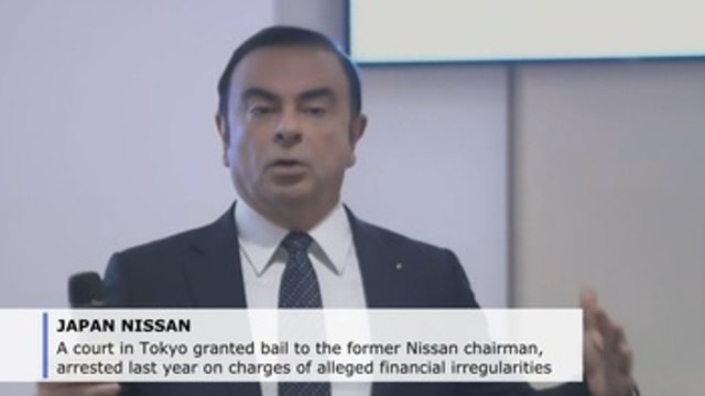 Tokyo court grants bail to former Nissan Carlos Ghosn