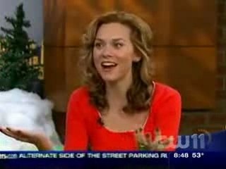 Hilarie Burton on CW11 Morning News