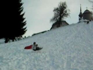 Chute luge