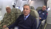 Milli Savunma Bakanı Akar, Mavi Vatan Tatbikatı'nı Havadan Erken İhbar ve Kontrol Uçağından Takip...