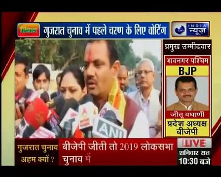 गुजरात विधानसभा चुनाव 2017 Phase1_ अपनी अपनी जीत का दावा करते BJP और Congress