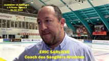 HOCKEY SUR GLACE 2019-03-02 Interview Eric Sarliève, Coach des Sangliers Arvernes de Clermont-Ferrand