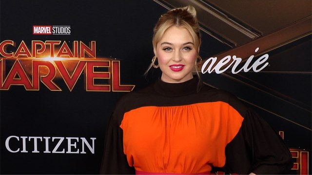 Iskra Lawrence Captain Marvel World Premiere Red Carpet