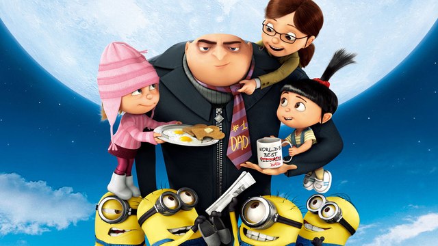 Despicable Me Movie (2010) Steve Carell, Jason Segel, Russell Brand, Kristen Wiig, Miranda Cosgrove, Will Arnett, Julie Andrews