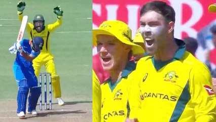 India vs Australia  2nd ODI: Shikhar Dhawan disappoints again, Glenn Maxwell Strikes |वनइंडिया हिंदी