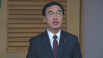 조명균 "금강산 관광 단계적 접근...개성공단 현장 점검 추진" / YTN