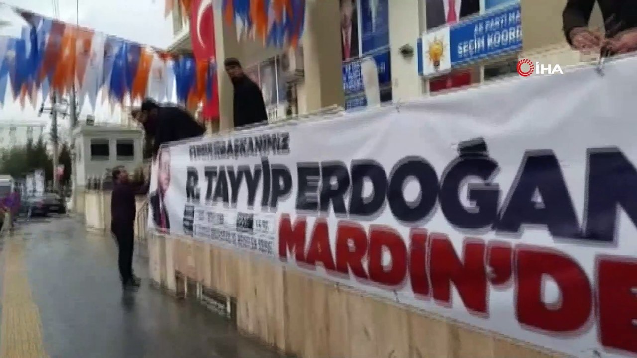 Mardin’de Cumhurbaşkanı Erdoğan için hazırlıklara başlandı