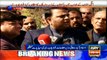 Minister for Information Fawad Chaudhry addresses media