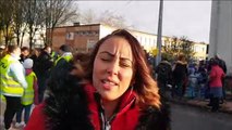 Un parent d'élève de l'école Maud Fontenoy à Sarreguemines explique la protestation.