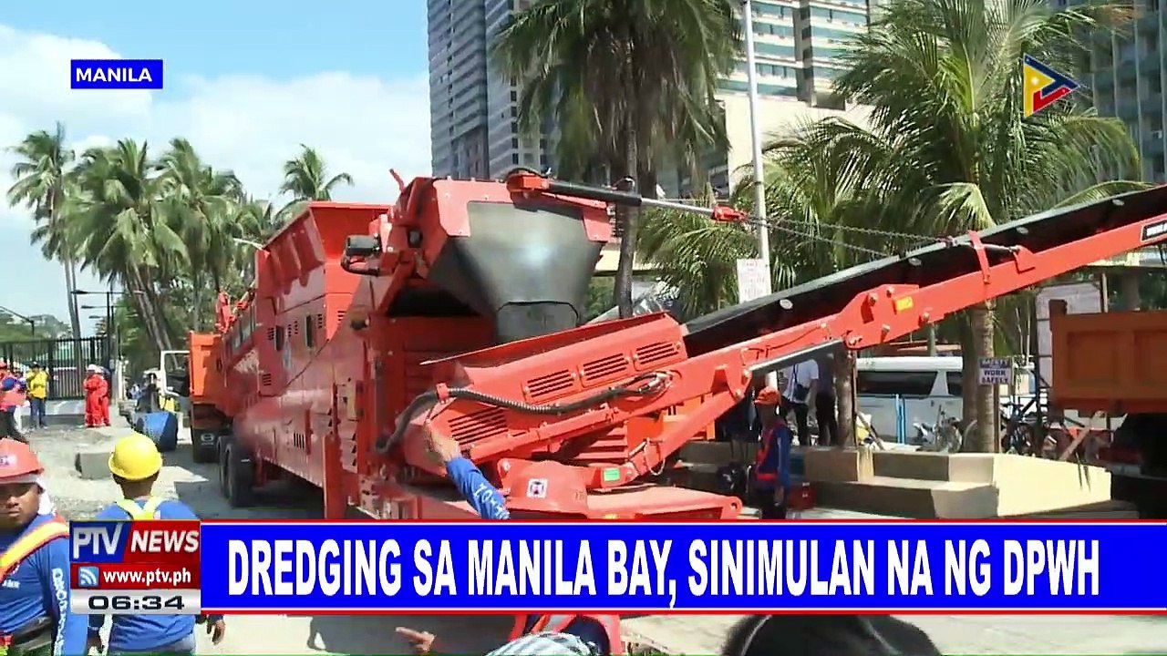 Dredging sa Manila Bay, sinimulan na ng DPWH