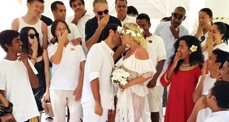 Geçtiğimiz Yıl Dünya Evine Giren Seren Serengil ve Yaşar İpek, Maldivler'de Nikah Tazeledi