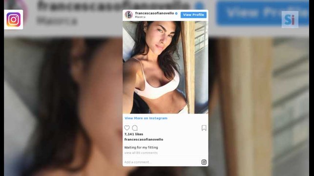 Francesca Sofia Novello, la compagne de Valentino Rossi, enflamme Instagram