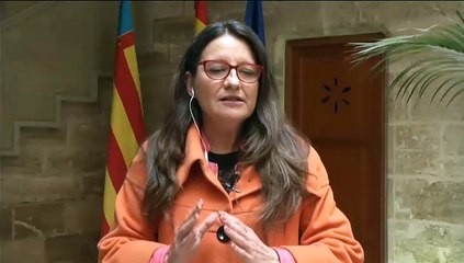 Oltra se muestra contrariada con el adelanto electoral en la Comunidad Valenciana porque "no hay razón política"