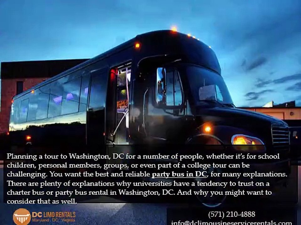 5 Explanations Schools Normally Rent a Party Bus Rental for DC Trips