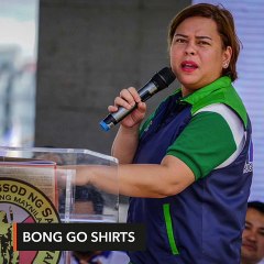 DILG against using gov’t funds for Bong Go shirts