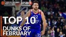 Turkish Airlines EuroLeague, Top 10 Dunks of February