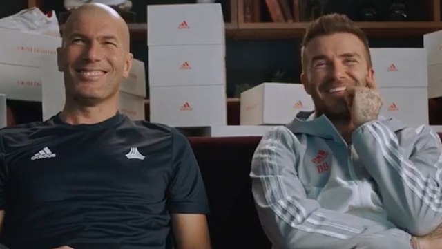 Quand Zinédine Zidane et David Beckham se réunissent pour une publicité