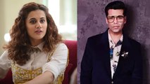 Tapsee Pannu take a dig at Karan Johar's show Koffee With Karan: Here's Why | FilmiBeat