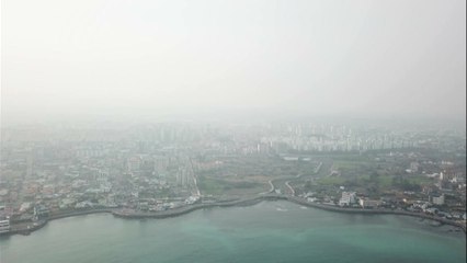 '바람' 없는 제주...미세먼지에 몸살 / YTN