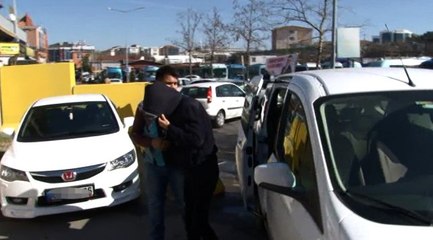 Okul Servisiyle Makas Atan Maganda Yakalandı