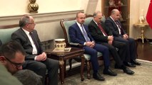 TBMM Başkanı Mustafa Şentop, KKTC Cumhurbaşkanı Akıncı ile bir araya geldi (1) - LEFKOŞA