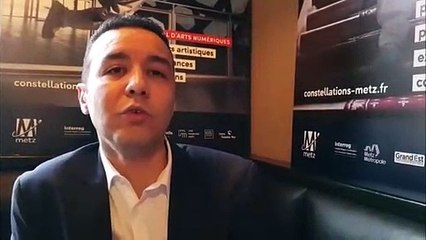 Hacène Lekadir adjoint à la culture de Metz présente le festival Constellations de Metz