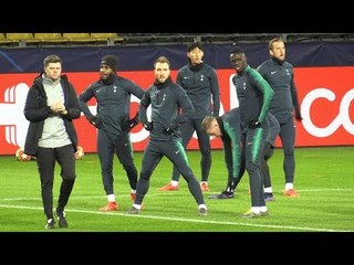 Tottenham Train Ahead Of Champions League Clash Against Borussia Dortmund