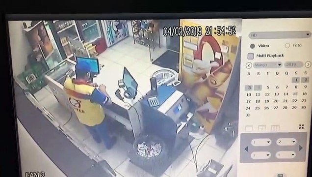 Vídeo mostra assalto em posto de combustíveis de Araçatuba (SP)