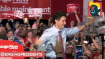 Justin Trudeau Sings Work by Rihanna [Singing Presidents]