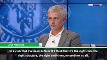 Mourinho would have no problem returning to manage former club