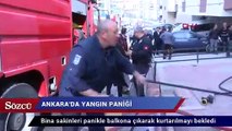 Ankara'da yangın paniği