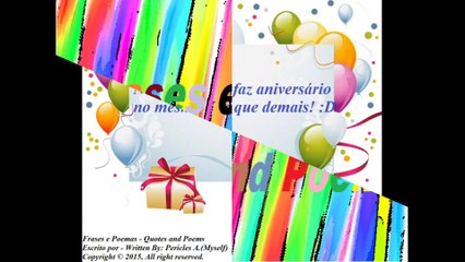 A gente faz aniversário no mesmo dia! [Frases e Poemas]