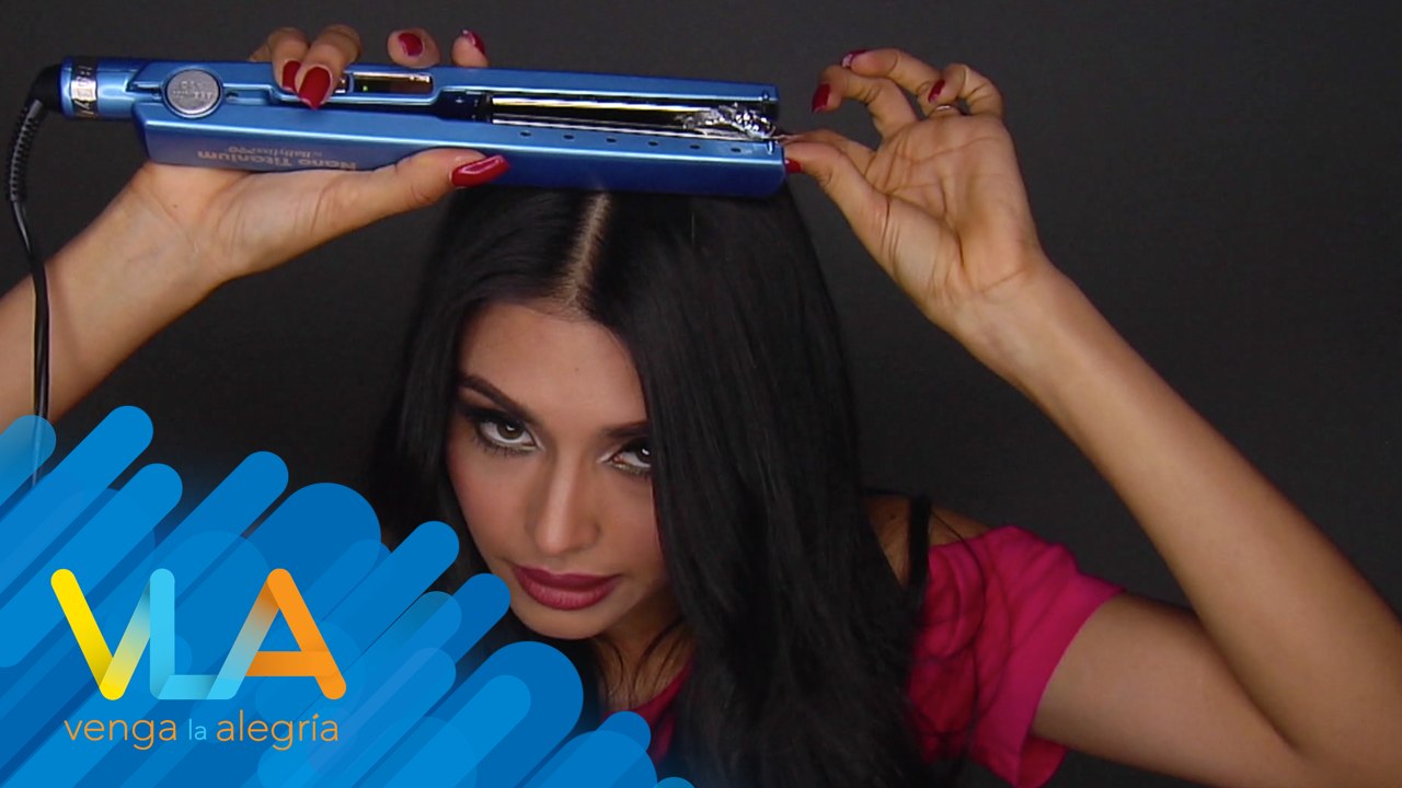 Logra unos rizos increíbles usando una plancha para cabello. Kristal nos dice cómo lograrlo con este gran consejo.