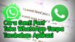 Cara Mudah Mengganti Font pada Teks WhatsApp Tanpa Aplikasi Tambahan, Biar Menarik dan Beda