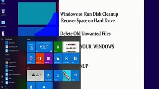 How to diskcleanup and Optimize in wndows 10 delete old unwanted file in win 10    #win10diskcleanupoptimize