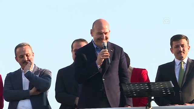 Bakan Soylu: ''Biz bu coğrafyada parmağımız oynatmadan kimseye oyun kurdurmayız'' - İZMİR