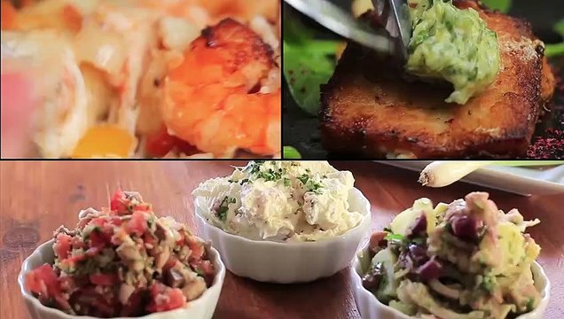 3 وصفات أكلات بحرية طاجن مكرونة بالجمبري-سمك مشوي بالزبدة والثوم-3 وصفات بالرنجة