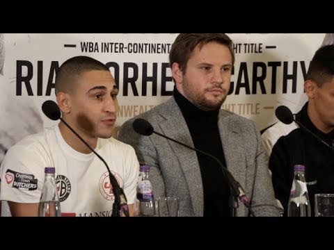 JORDAN GILL-EMMANUEL DOMINGUEZ PRESS CONFERENCE / RIAKPORHE-McCARTHY / ANTHONY SIMS JR / QAIS ASHFAQ
