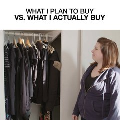 What I Plan To Buy VS. What I Actually Buy