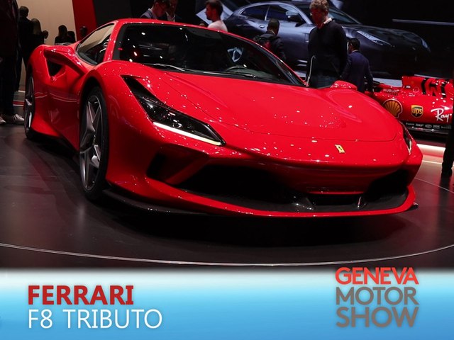 Ferrari F8 Tributo en direct du salon de Genève...
