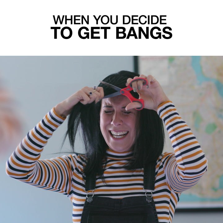 When You Decide To Get Bangs