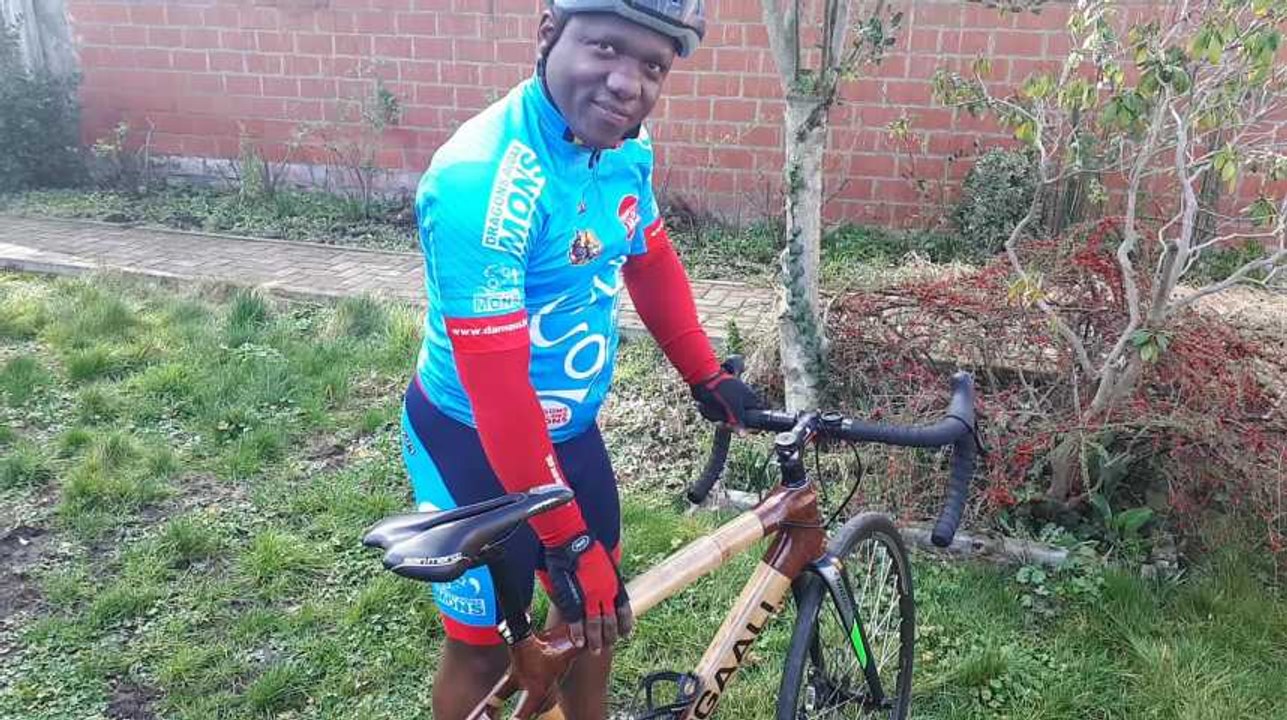 Jemappes : Gérard importe les vélos en bambou chez nous