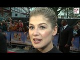 Rosamund Pike Interview - David Tennant & Gone Girl - What We Did On Our Holiday Premiere