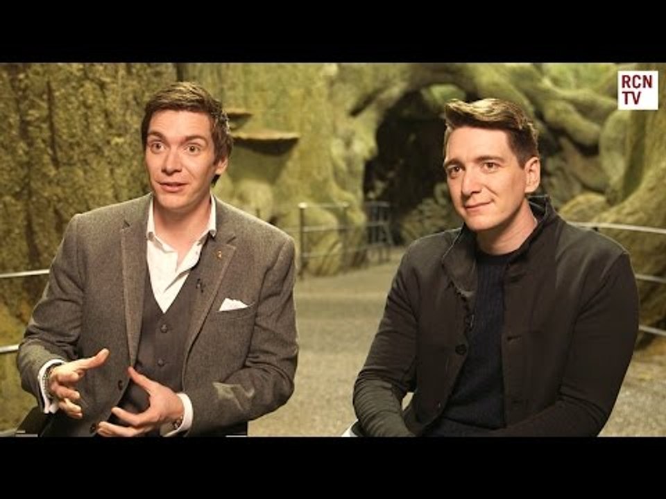 James & Oliver Phelps Interview - Harry Potter Creatures & Sets