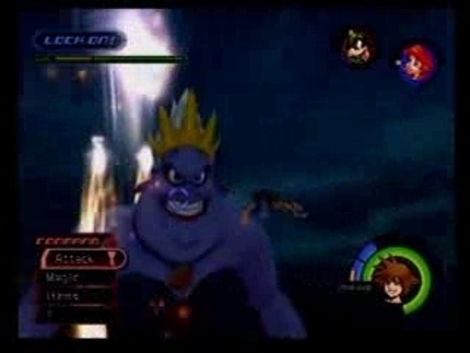 Kingdom Hearts - Giant Ursula Battle