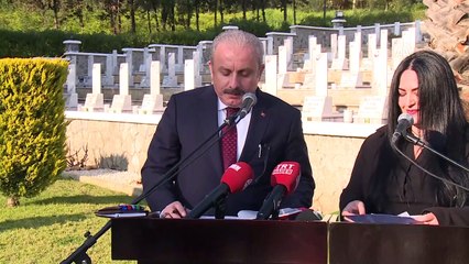 TBMM Başkanı Şentop KKTC'de Boğaz Şehitliği'ni ziyaret etti - GİRNE